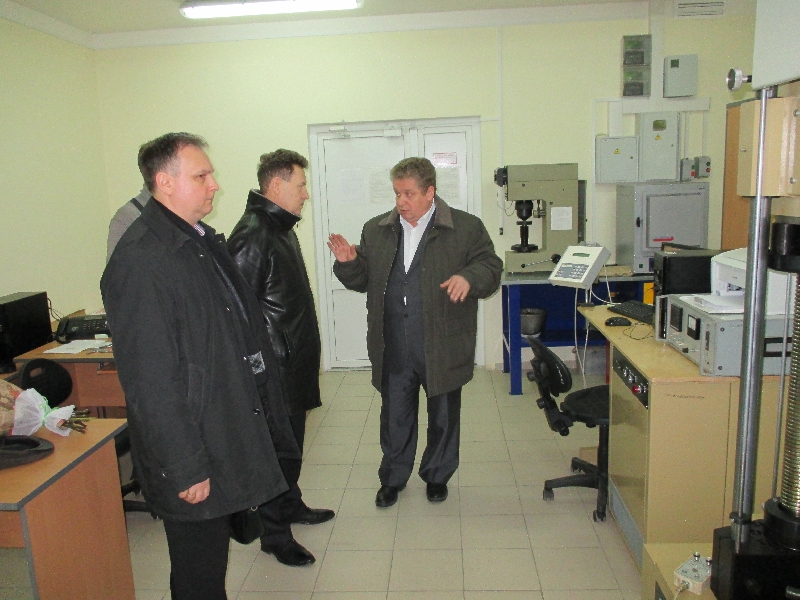 Визит представителей завода им. Г.К.Орджоникидзе